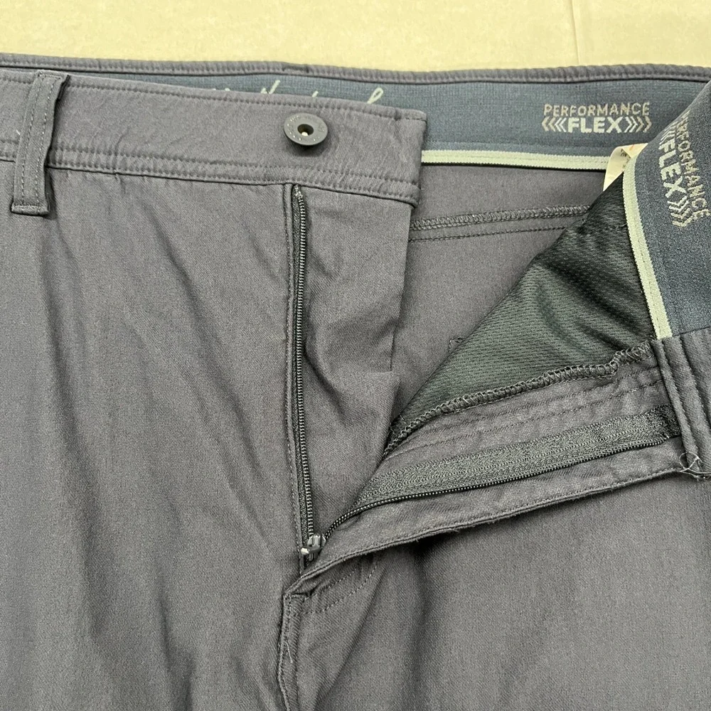 Weatherproof Vintage Hybrid Tech Chino Pants Men 38x30 Navy Blue Stretch Utility